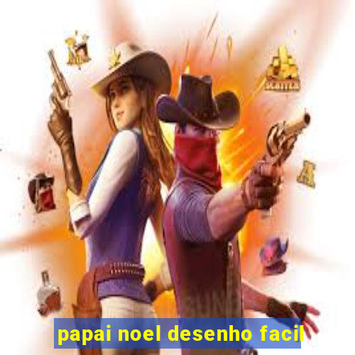 papai noel desenho facil